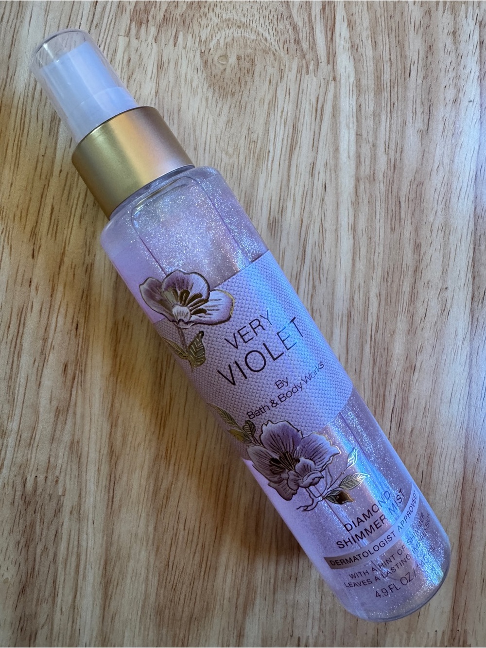 Bath & Body Works Very Violet Shimmering Body Mist - Lavender Sparkle